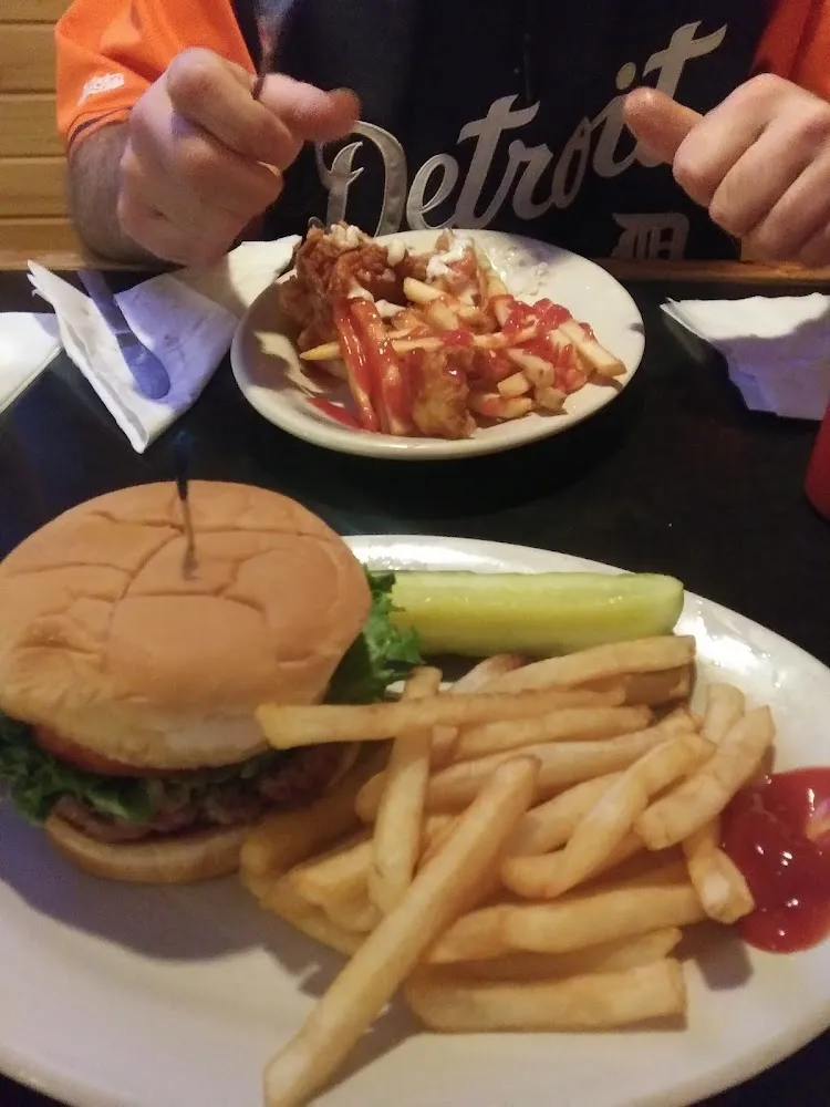 Burger Fries and Fish and Fries