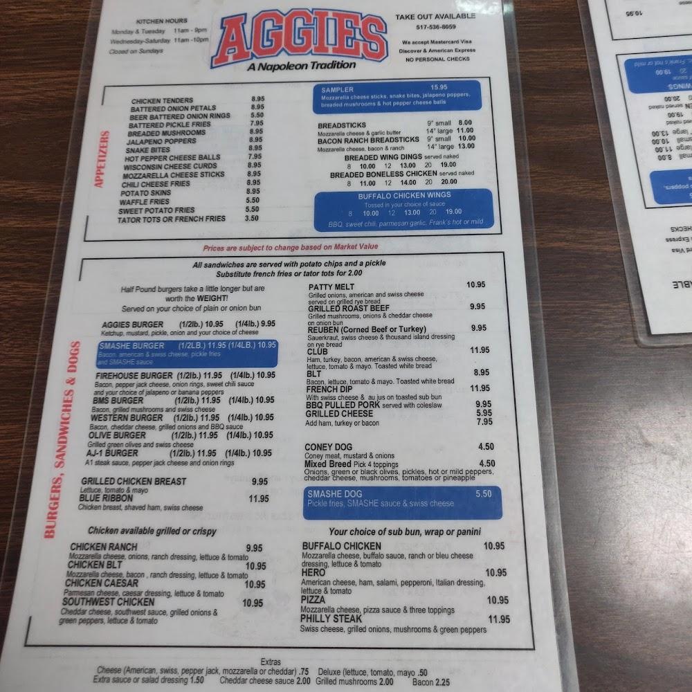 Aggie's Sports Bar & Average Joes House Tomato